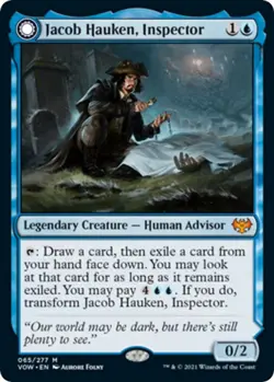 MTG Jacob Hauken, Inspector Foil LP | 65 VOW M - Image 1