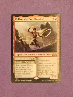 Kellan, the Fae-Blooded - WOE 0230 - Regular Finish - Near Mint - Mythic - MTG - Image 1