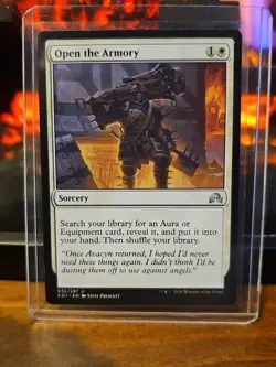 Open the Armory, Commander Legends, NM Near Mint, Magic the Gathering MTG - Image 1