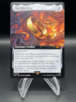 MTG THE ONE RING EXTENDED ART 0380 LORD OF THE RINGS LTR - Image 1