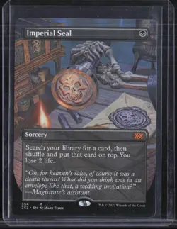 Magic The Gathering MTG Double Masters #354 Imperial Seal - Image 1