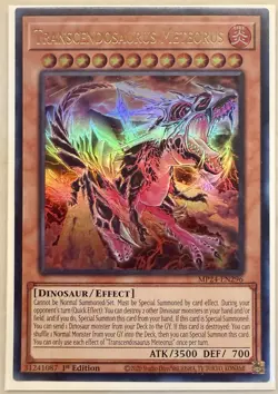 Yugioh! Transcendosaurus Meteorus - MP24-EN296 - Ultra Rare - 1st Edition Near M - Image 1