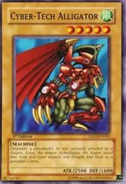 YUGIOH Cyber-Tech Alligator 5DS2-EN003 1st edition NM - Image 1
