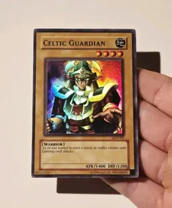 Celtic Guardian LOB-007 Super Rare Vintage Yugioh LP - Image 3