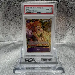 PSA 10 Gem Mint One Piece PRB02-012 Nami Alternate Art English - Image 1