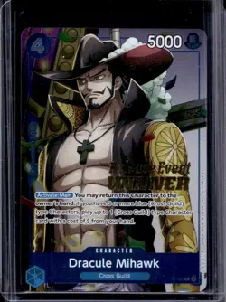 2025 One Piece The Best Vol. 2 Dracule Mihawk Promo #P-081 - Image 1
