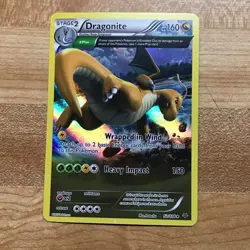 Pokemon TCG Dragonite Full Art Holo Card Roaring Skies 52/108 - Image 1