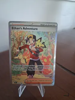 Ethan's Adventure 236/182 SV10 - Destined Rivals English SIR Pokemon TCG Card NM - Image 1