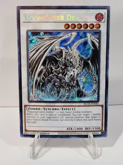 Yugioh Doomkaiser Dragon BLCR-EN081 Secret Rare 1st Ed NM - Image 1