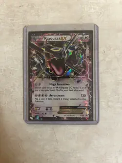 Rayquaza EX XY69 Full Art Black Star Promo Holo Pokemon Card English XY - Image 3