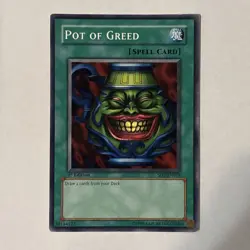 Yu-Gi-Oh! Pot of Greed SD1-EN015 - 19 1st Edition SYE-040 (X3 CARDS) - Image 4