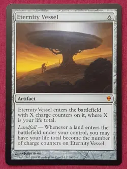 Magic The Gathering ZENDIKAR ETERNITY VESSEL artifact card MTG - Image 1