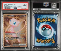 2023 Pokemon 151 Mew ex Ultra Premium Collection. card # 205. PSA 8 METAL! - Image 1