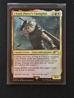 MTG: Final Fantasy Costco Foil Promo (Pick your Card) Cloud, Sephiroth, etc - NM - Image 1