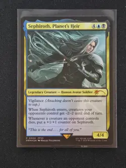 MTG: Final Fantasy Costco Foil Promo (Pick your Card) Cloud, Sephiroth, etc - NM - Image 3