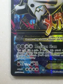 Pokemon M Aggron EX 154/160 Mega Evolution EX Holo Card RARE - Image 5