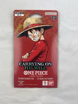 Qty 1 One Piece Card Game Carrying On His Will OP-13 Sleeved Booster - Image 1
