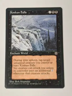 Rare Mint Koskun Falls MTG Card Condition Homelands NM Magic Gathering BB - Image 1
