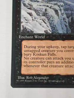 Rare Mint Koskun Falls MTG Card Condition Homelands NM Magic Gathering BB - Image 5