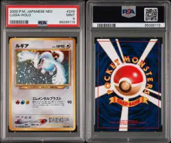 PSA 9 Lugia No.249 Holo Rare Card Neo Genesis Japanese Pokemon Card MINT - Image 3