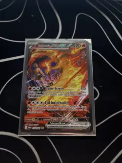 Pokemon TCG Destined Rivals Team Rockets Moltres EX Card 229/182 English NM - Image 1