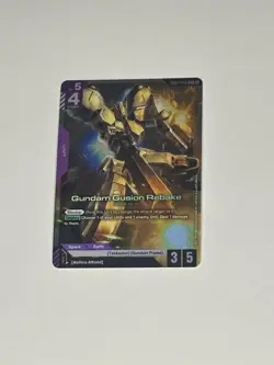 Gundam Fusion Rebuke GD02-055 Foil NM Gundam Card Game Dual Impact - Image 1