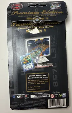 Chaotic Premium Edition Season 1 Exclusive Gold Foil Cards 2 Pack Blister VHTF - Image 2