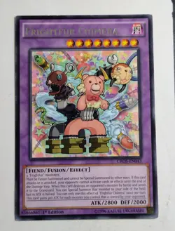 Yugioh Frightfur Chimera CROS-EN043 Rare 1st Edition Near Mint - Image 1