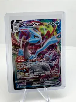 Pokemon Kyurem VMAX 049/196 Swsh11: Lost Origin Ultra Rare Full Art Holo Card - Image 1