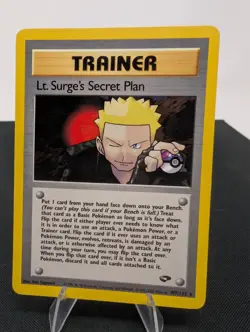 Pokemon Card - Lt. Surge's Secret Plan Gym Challenge 107/132 Rare - Image 1