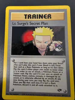 Pokemon Card - Lt. Surge's Secret Plan Gym Challenge 107/132 Rare - Image 4