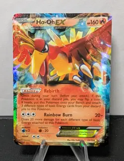 Ho-Oh EX Dragons Exalted #22/124 Pokemon Card TCG - Image 1