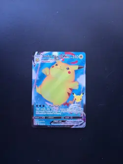 Surfing Pikachu VMAX 009/025 Ultra Rare Celebrations NM Pokemon Card - Image 1