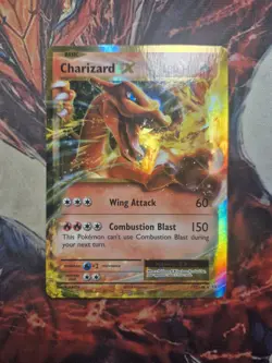 Pokemon TCG Charizard-EX Evolutions Holo Ultra Rare Card 12/108 LP/MP - Image 1