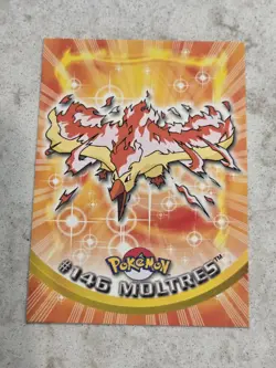 Pokemon Card Moltres #146 Topps Series 3 Blue Logo Vintage TCG Old School Fire - Image 1