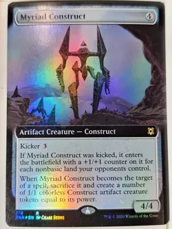 Myriad Construct - Extended Art- FOIL- Zendikar Rising- Magic the Gathering MTG - Image 1
