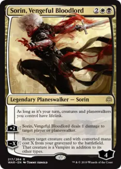 1x Sorin, Vengeful Bloodlord NM-Mint, English War of the Spark MTG Magic - Image 1
