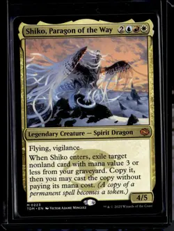 Shiko, Paragon of the Way - 223 - TDM - NM - MTG Magic the Gathering - Image 1