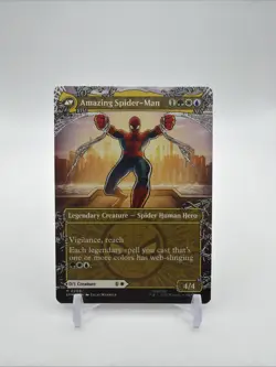 Peter Parker (0208) (Borderless) Non- Foil M Marvel's Spider-Man 208 NM - Image 2