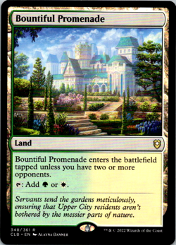 Bountiful Promenade #348 || MTG - Battle for Baldur's Gate || 2022 - Image 1