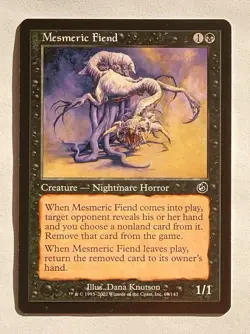 Magic MTG - Mesmeric Fiend - Torment - LP - Image 1