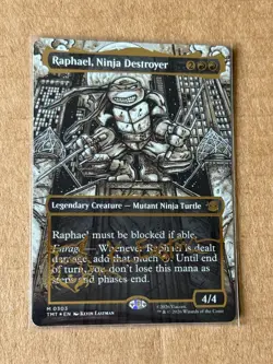 Raphael, Ninja Destroyer (Borderless) (Gold-Stamped Signature) - Image 1