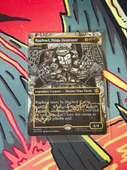 Raphael, Ninja Destroyer (Borderless) (Gold-Stamped Signature) - Image 2