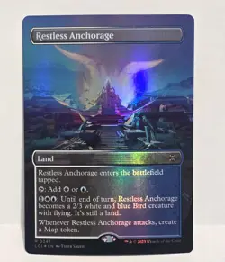 Magic: The Gathering Restless Anchorage Borderless Holo 0347 Near Mint - Image 1