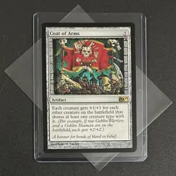MtG ‘Coat of Arms’ 207/249 M10 Core Set 2010 WotC 2009 light play excellent - Image 1