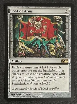 MtG ‘Coat of Arms’ 207/249 M10 Core Set 2010 WotC 2009 light play excellent - Image 2