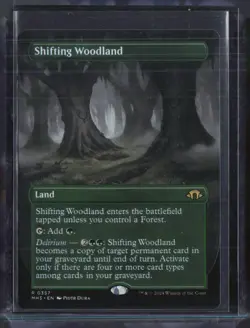 Magic The Gathering MTG Modern Horizons 3 #0357 Shifting Woodland - Image 1