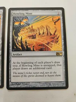 2x MTG Magic 2010 M10 Howling Mine Ex-NM - Image 3