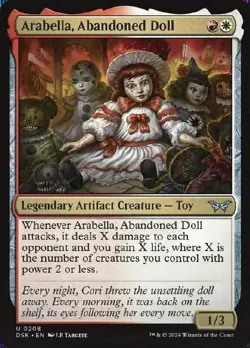 4 x Arabella, Abandoned Doll - Duskmourn: House of Horror - NM-Mint - MTG - Image 1