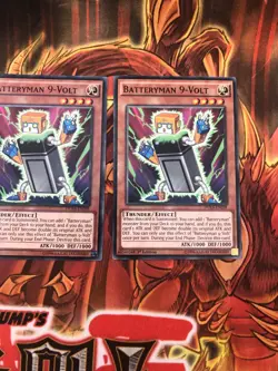 DUEA EN038 3x Batteryman 9 Volt 1st Edition yugioh Yu-Gi-Oh - Image 3